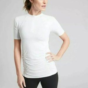 NWT Athleta PACIFIA Contoured Tee in ICE UPF 50+ M